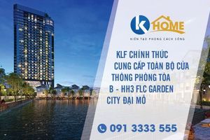 KLF chính thức cung cấp toàn bộ cửa thông phòng tòa B –HH3 FLC Garden City Đại Mỗ