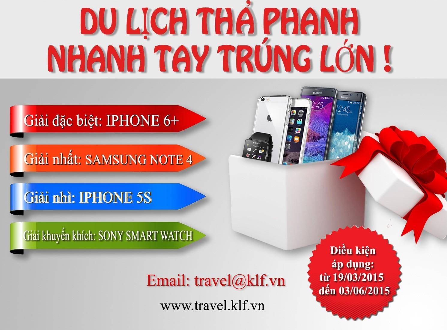 DU LỊCH HÈ 2015 CÙNG KLF TRAVEL – MỘT MÙA HÈ RỰC RỠ