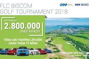 TƯNG BỪNG CÙNG GIẢI ĐẤU “FLC BISCOM GOLF TOURNAMENT 2018” VỚI TỔNG GIẢI THƯỞNG LÊN ĐẾN HÀNG TRĂM TỶ ĐỒNG.