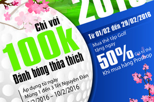 Sân tập FLC Golfnet: Ưu đãi đầu xuân